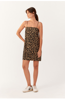 Vestido Linho Retinho Estampa Quietude