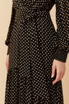 Vestido Cropped Lurex Estampa Anoitecer