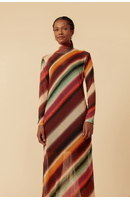 Vestido Tule Estampa Lume