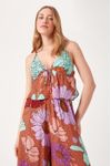 Blusa Estampa Jardim Secreto