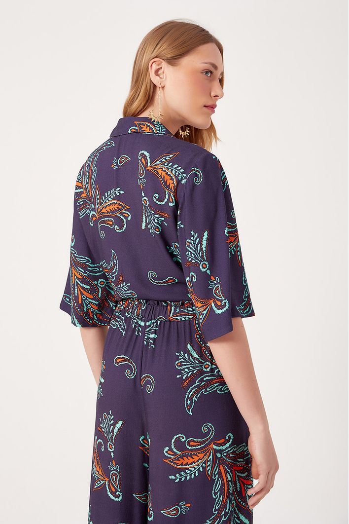 Blusa  Estampa Blatt