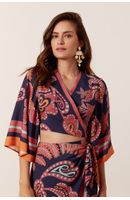 Blusa Kimono Estampa Barne