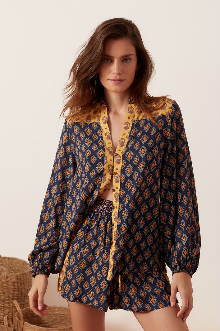 Blusa Estampa Recanto Mix