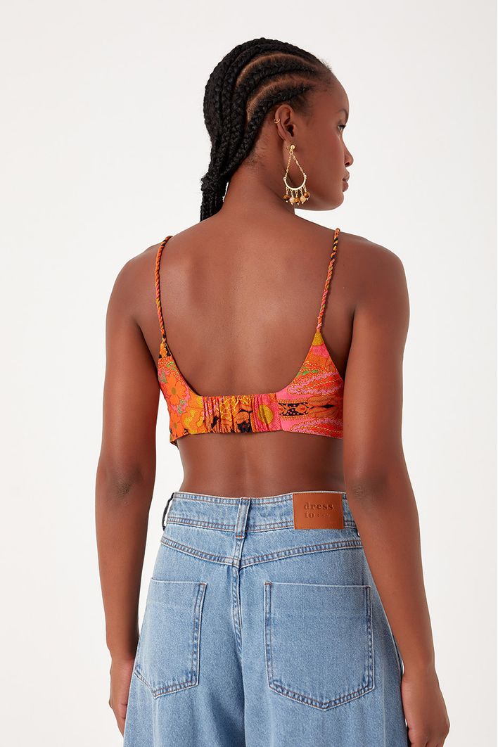 Top Amarraçao Estampa Nolita
