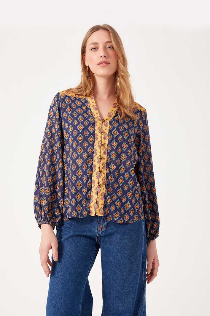 Blusa Estampa Recanto Mix