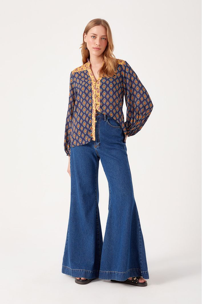 Blusa Estampa Recanto Mix