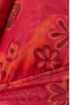 Blusa Transpassada Tule Estampa Retrô