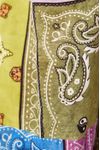 Cropped Lastex Estampa Patch Bandana