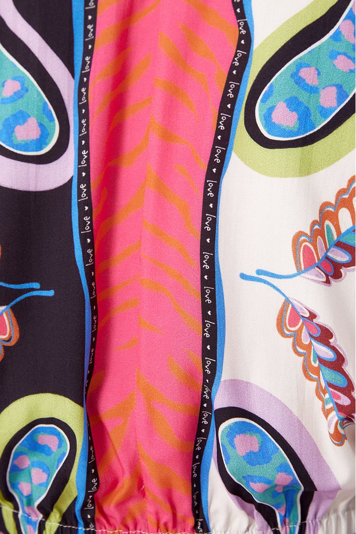 Blusa Estampa Lenço Tigre
