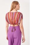 Blusa Lurex Estampa Nostalgia