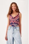 Blusa Frente Única Estampa Barne