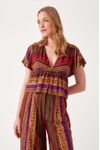 Blusa Estampa Tricot