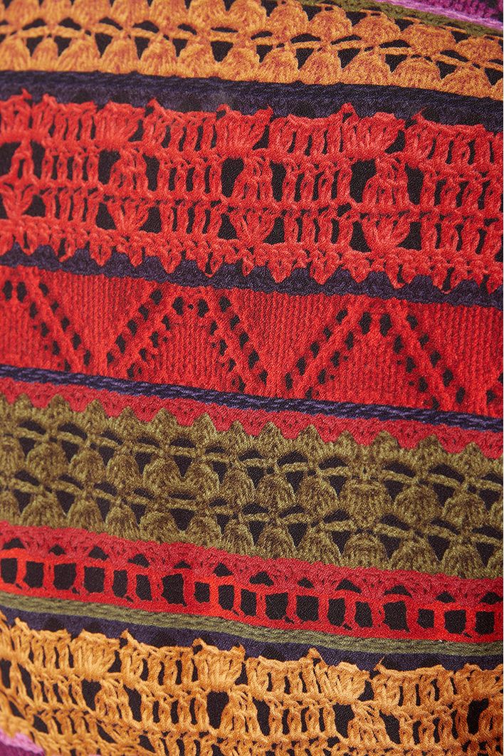 Blusa Estampa Tricot