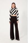Blusa Cropped Estampa Listra