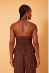 Blusa Lurex Estampa Nina