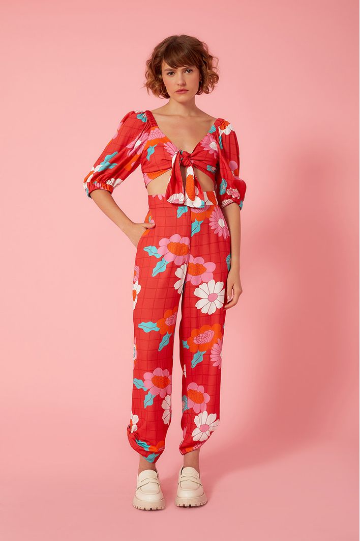 Cropped Estampa Florinda