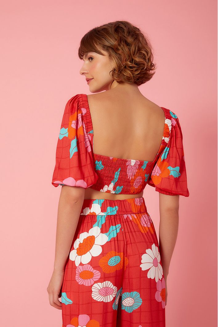 Cropped Estampa Florinda