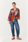 Camisa Estampa Jardim Secreto