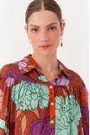 Camisa Estampa Jardim Secreto