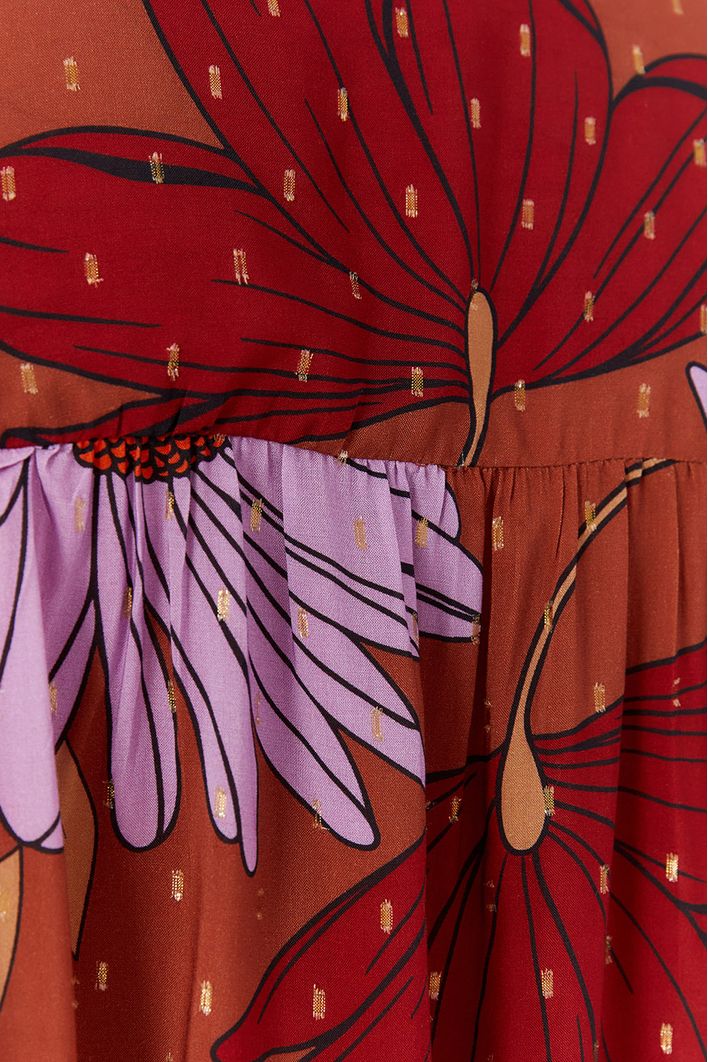 Camisa Estampa Jardim Secreto