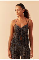 Blusa Lurex Estampa Sideral