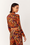 Cropped Gola Roulê Estampa Bem Querer