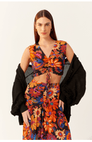 Blusa Coulissê Estampa Chamego
