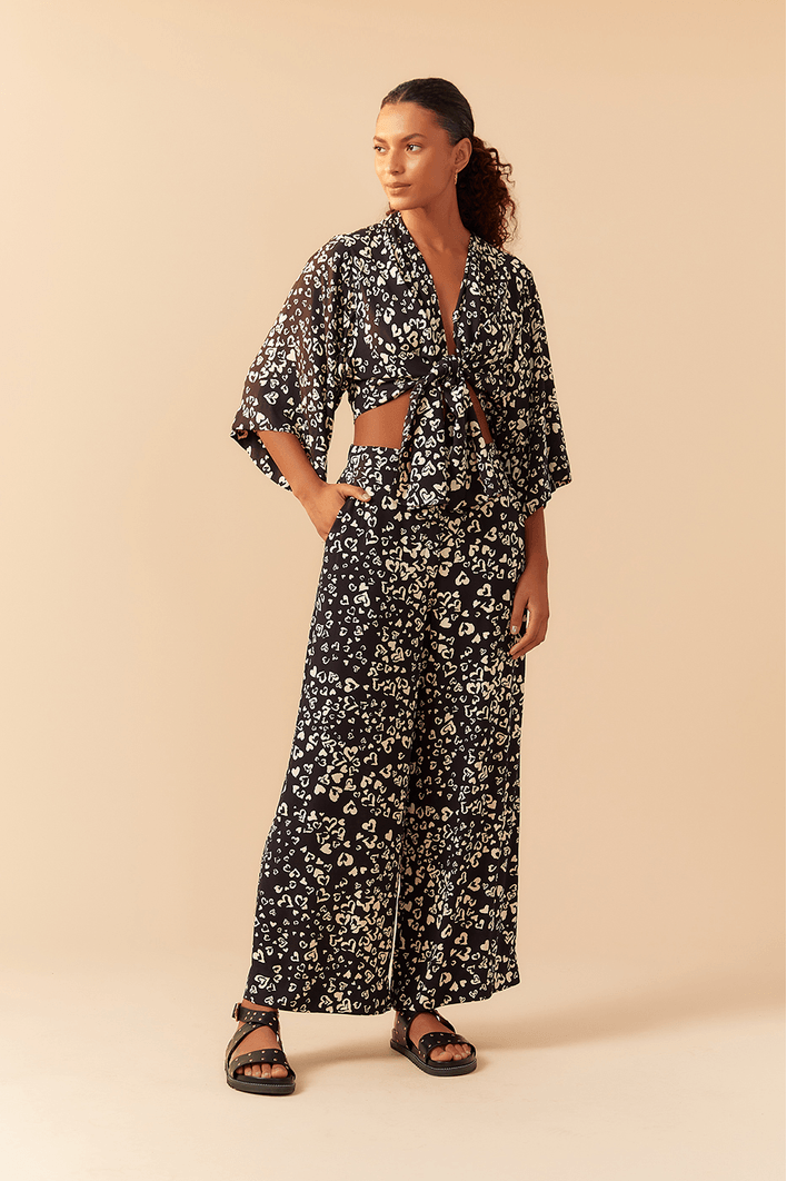 Blusa Ampla Nó Frente Estampa Xodó
