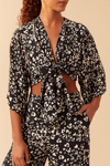 Blusa Ampla Nó Frente Estampa Xodó
