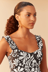 Blusa Alças Largas Laise Estampa Afeto