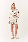 Camisa Cropped Estampa Sonhos
