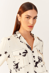 Camisa Cropped Estampa Sonhos