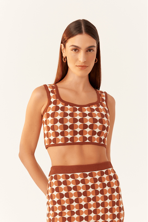 Blusa Tricot Meia Lua
