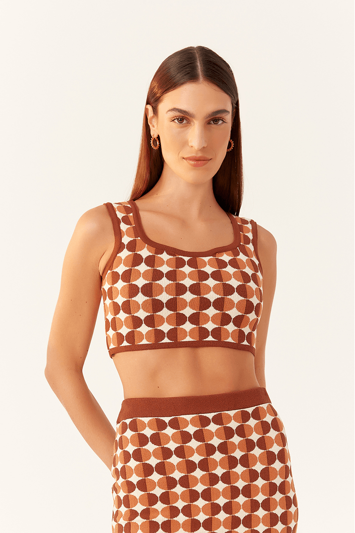 Blusa Tricot Meia Lua