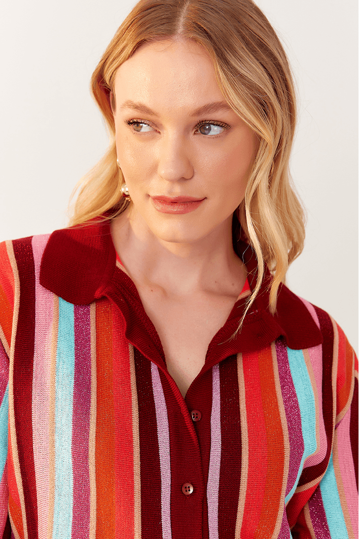 Camisa Tricot Listra Magia