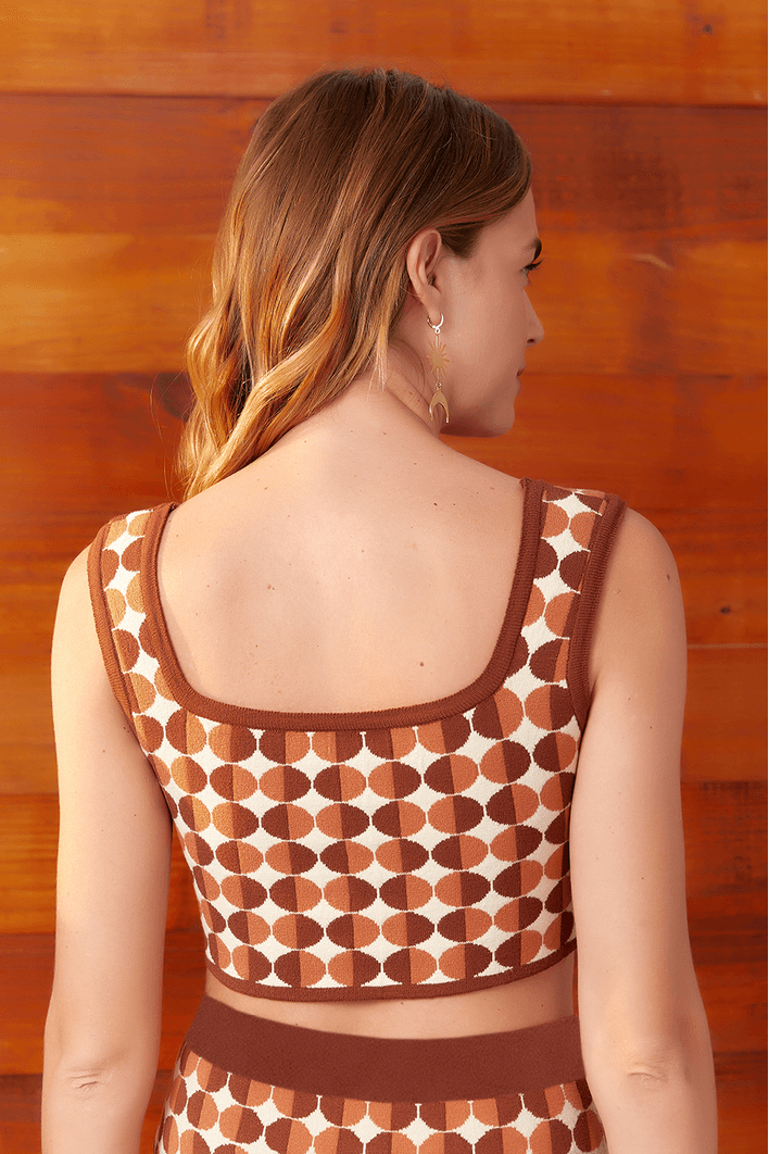 Blusa Tricot Meia Lua