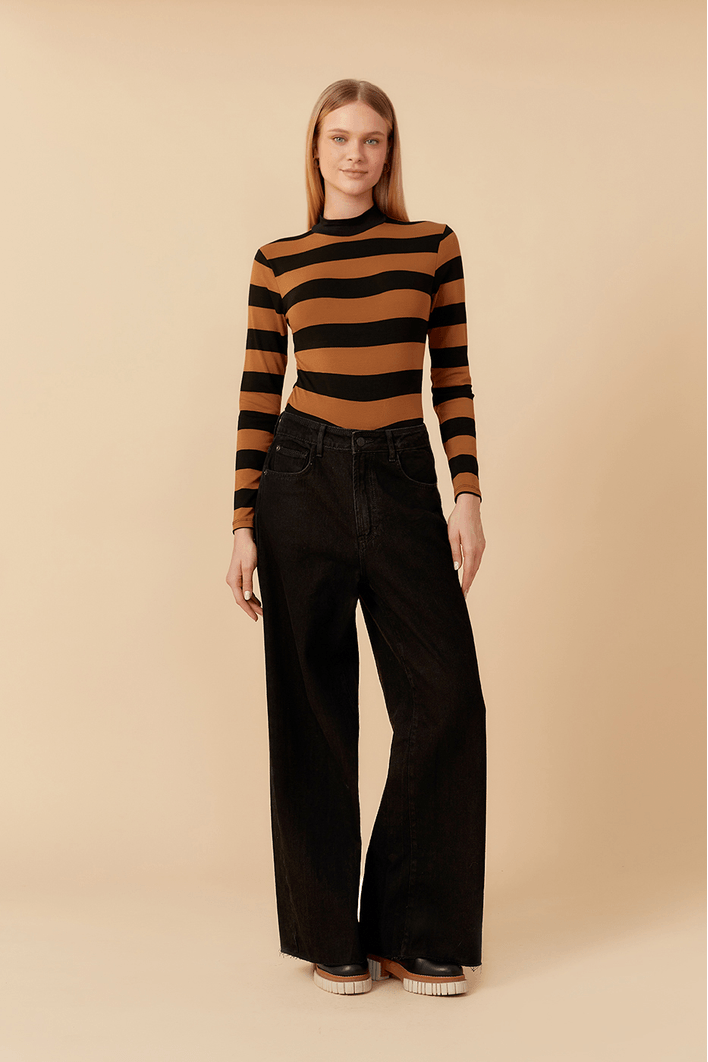 Cropped Estampa Listra Tempo