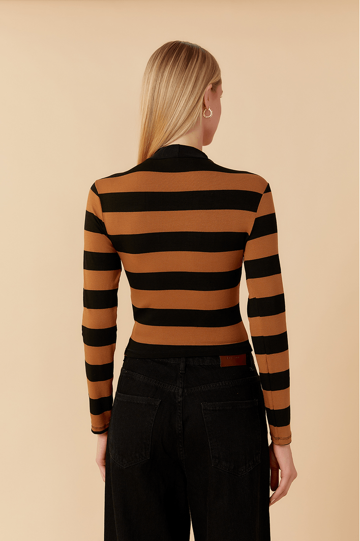Cropped Estampa Listra Tempo