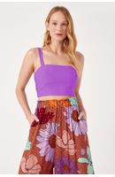 Top Linho Lastex Lateral