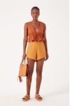 Blusa Linho Barra Babado