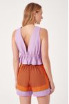 Blusa Linho Barra Babado