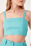 Top Linho Lastex Lateral
