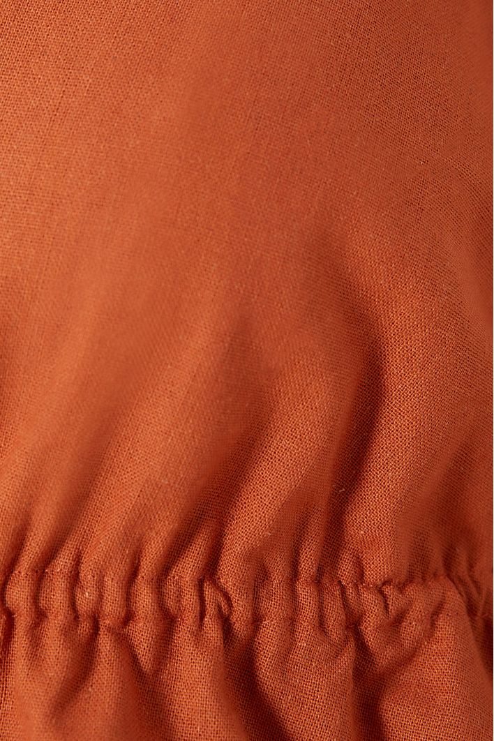 Blusa Linho Barra Babado