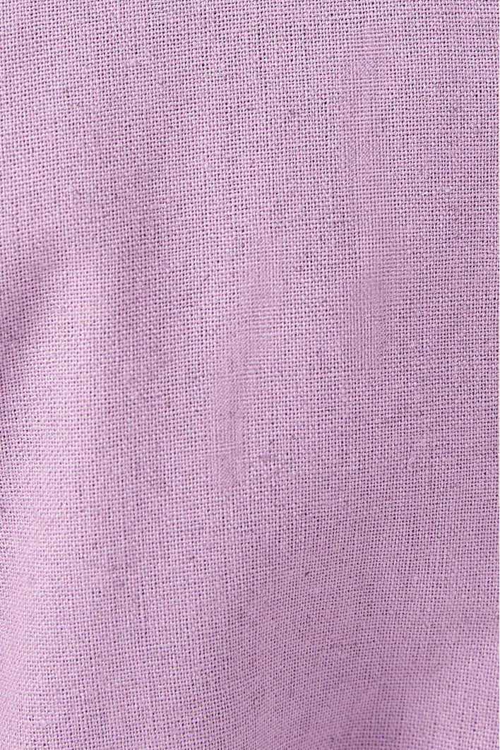 Blusa Linho Barra Babado