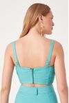 Top Linho Lastex Lateral
