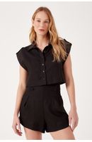 Blusa Linho Moldura