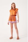 Blusa Linho Moldura