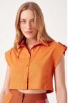 Blusa Linho Moldura