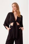 Blusa Crepe Ampla No Frente