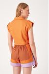 Blusa Linho Moldura